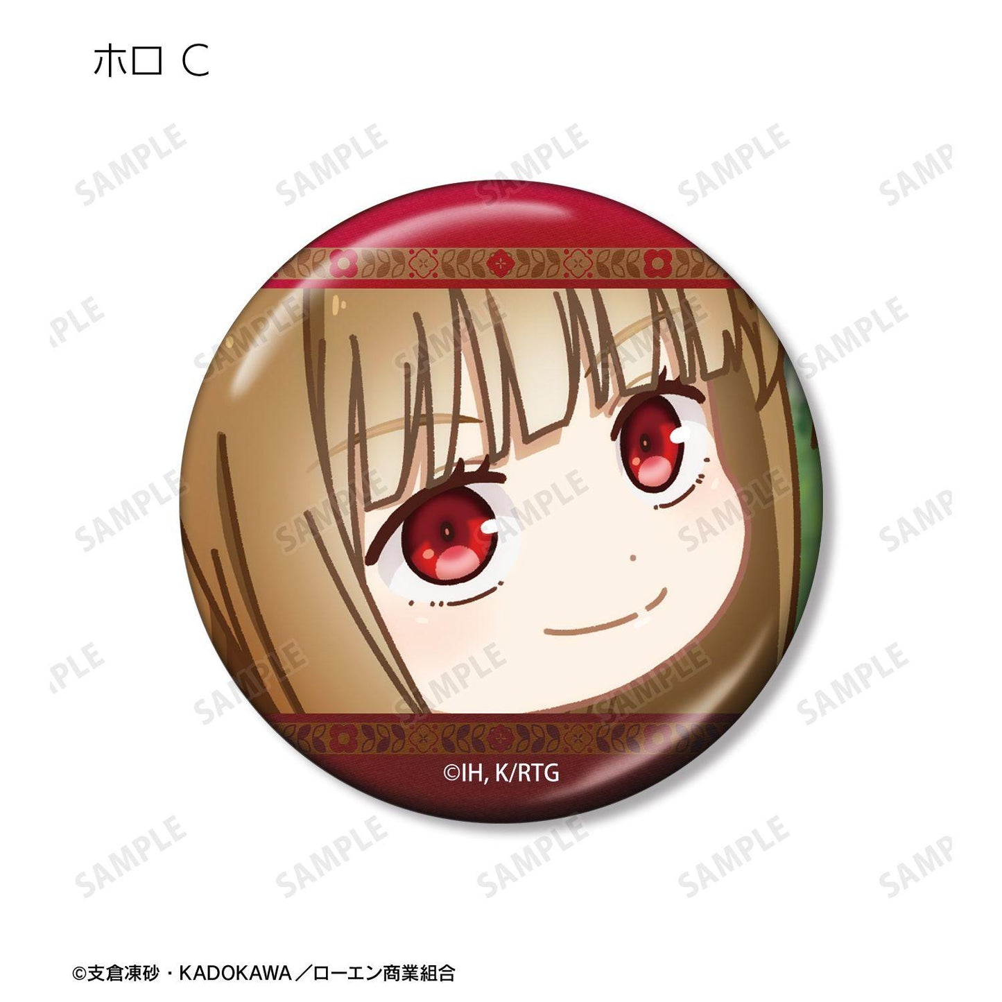 狼と香辛料 MERCHANT MEETS THE WISE WOLF ゆるコマ系列 徽章 10枚入