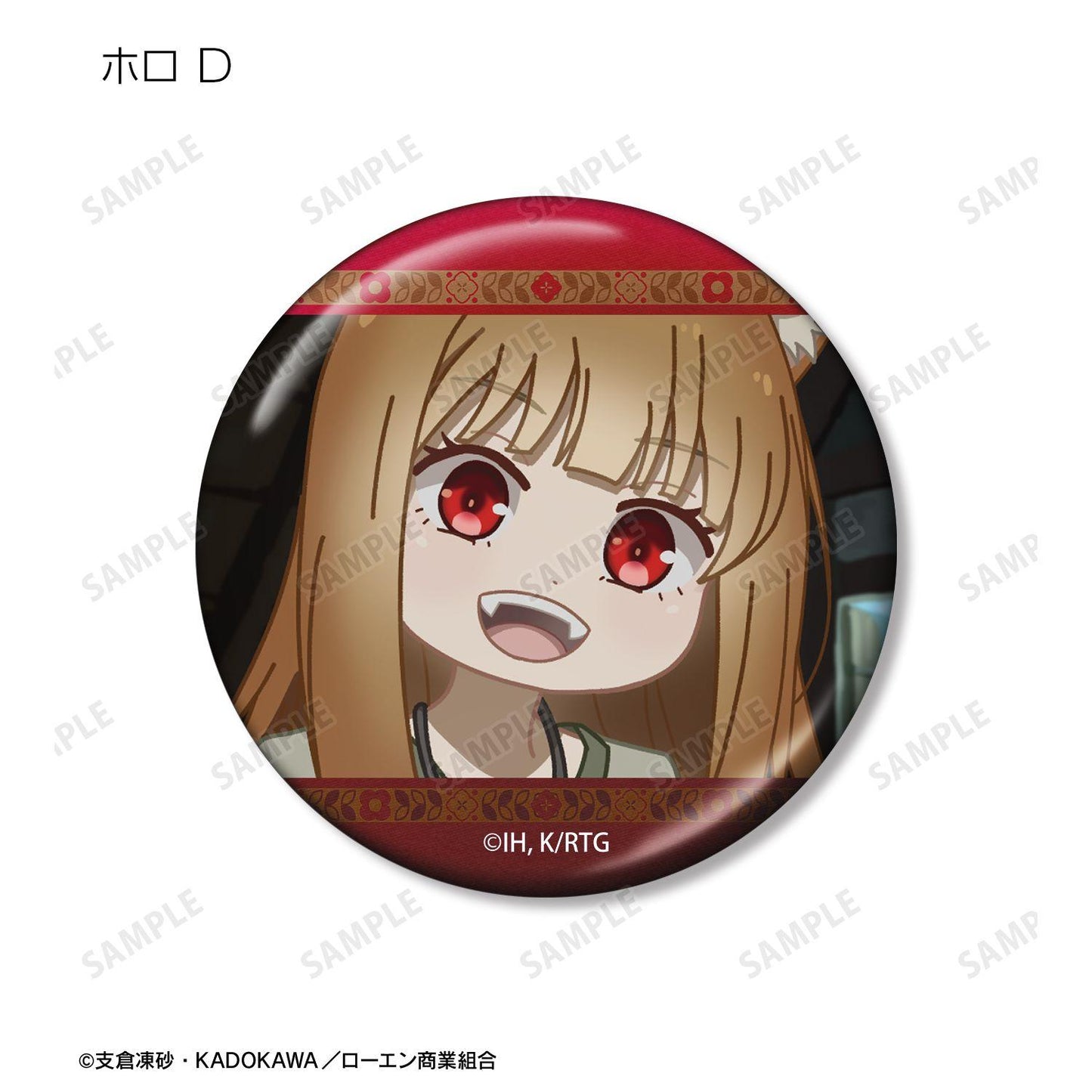 狼と香辛料 MERCHANT MEETS THE WISE WOLF ゆるコマ系列 徽章 10枚入