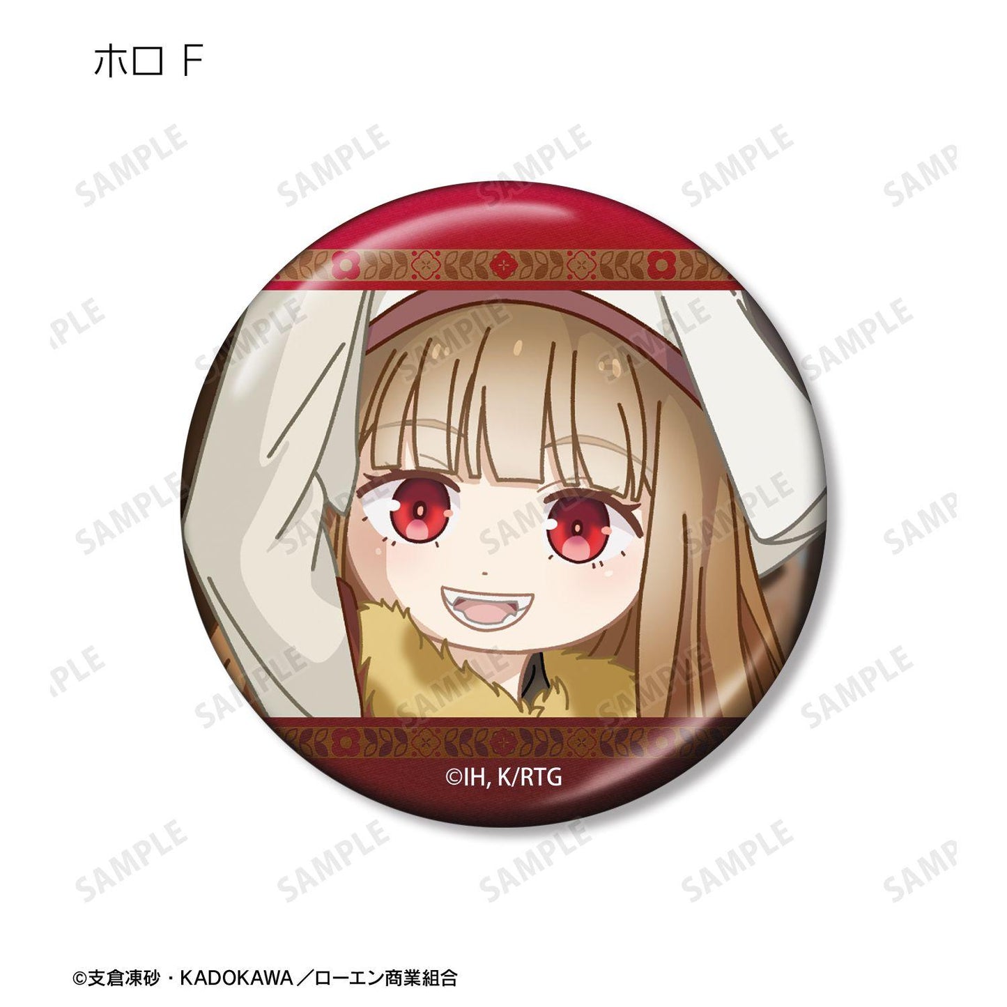 狼と香辛料 MERCHANT MEETS THE WISE WOLF ゆるコマ系列 徽章 10枚入