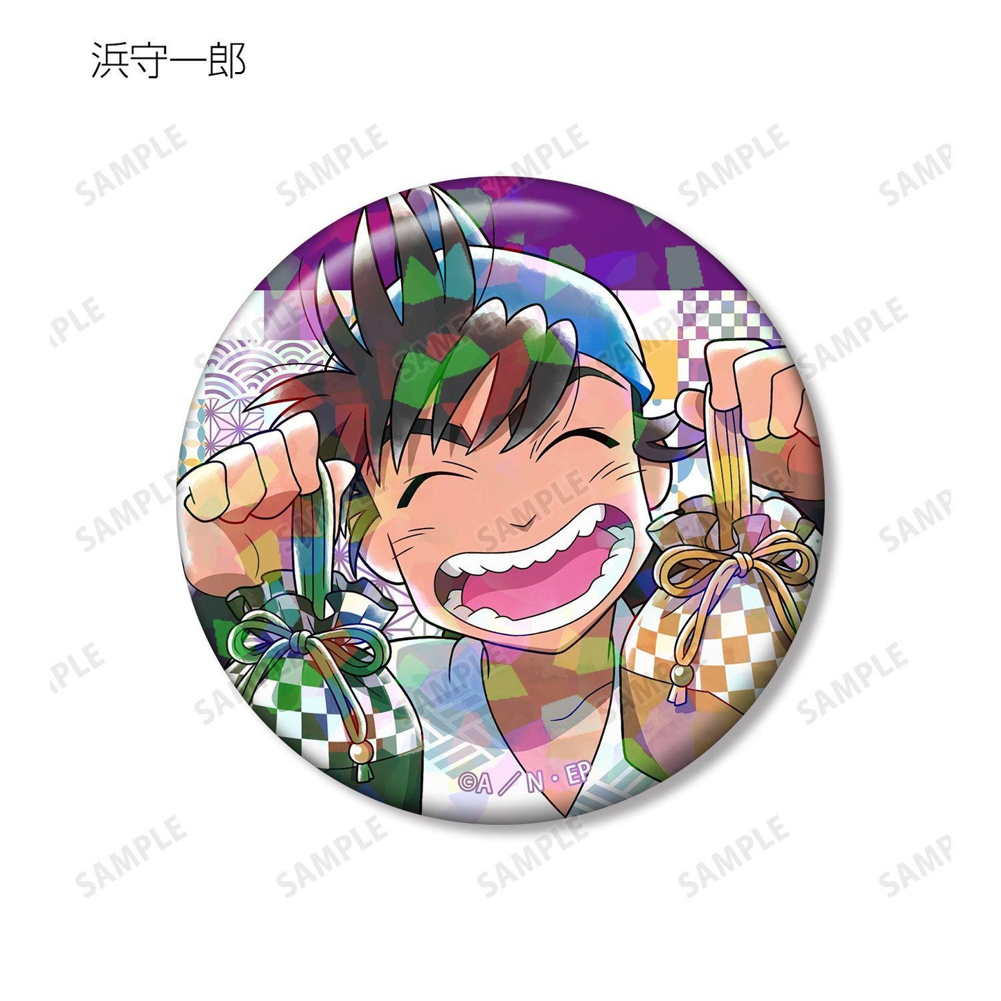 忍者亂太郎 描き下ろし みんなで商いver. 第二彈 鐳射徽章 ver.A（9枚入）