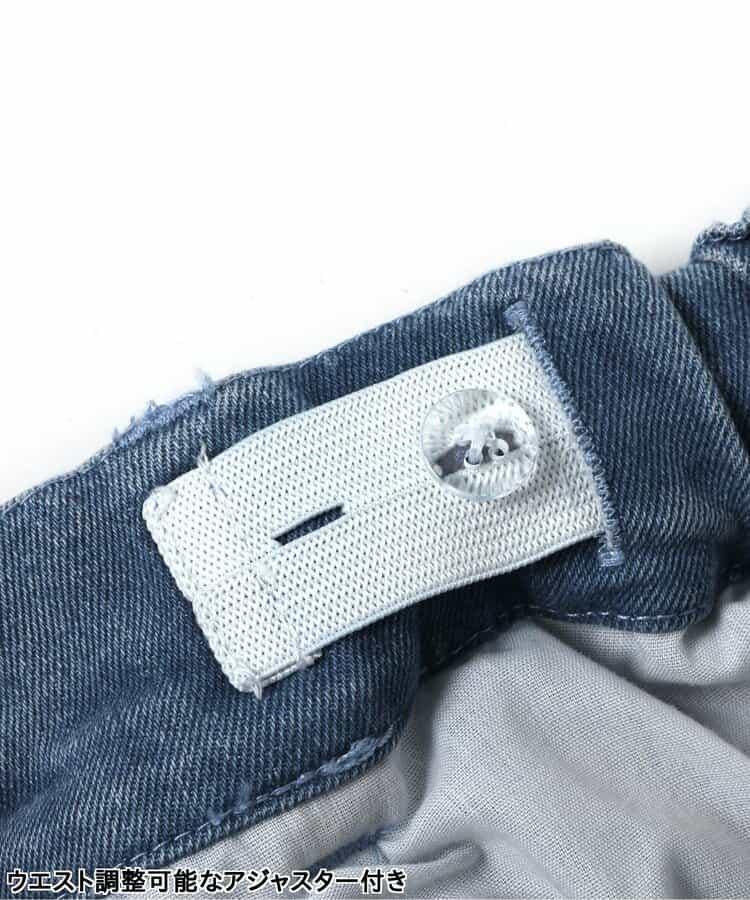 牛仔直筒微喇褲