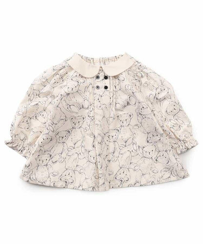 【鏈接】小熊花朵 圓領連體衣