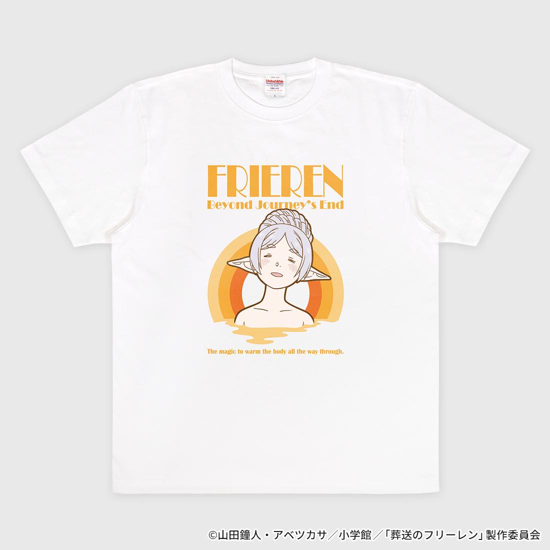 葬送のフリーレン（葬送的芙莉蓮） 溫泉芙莉蓮 T恤 L碼