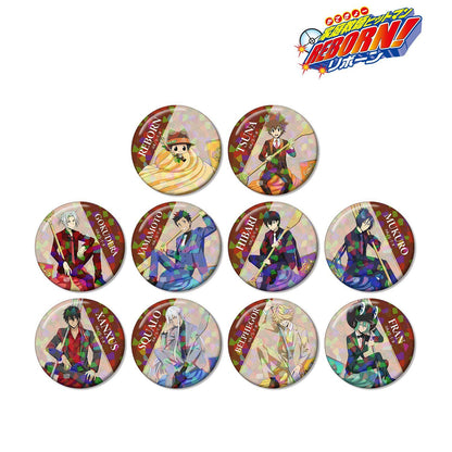 家庭教師HITMAN REBORN! 描き下ろし カトラリーver. 鐳射徽章 10個入 完整盒裝