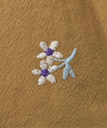 花朵愛心刺繡束腰上衣（可成套搭配）