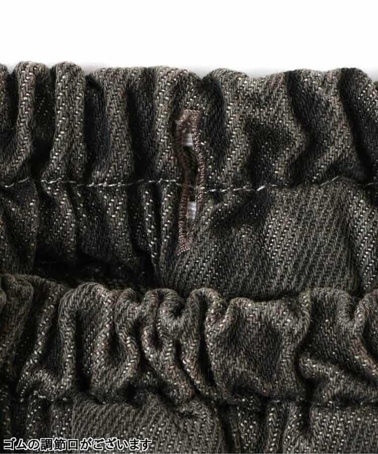 豹紋荷葉邊六分褲