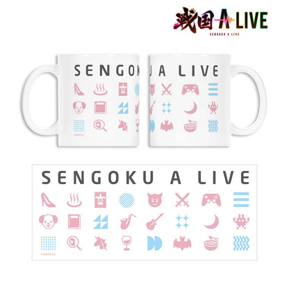 戰國 A LIVE 圖案 馬克杯