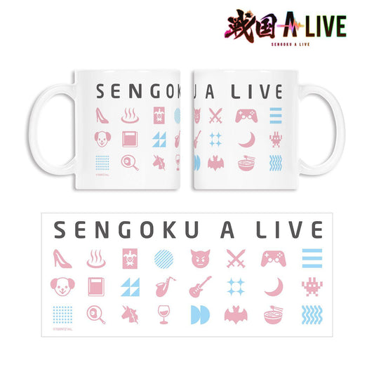 戰國 A LIVE 圖案 馬克杯