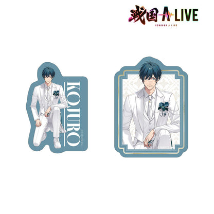 戦國 A LIVE 描き下ろし 片倉小十郎 3週年衣裝ver. 異形貼紙2件套