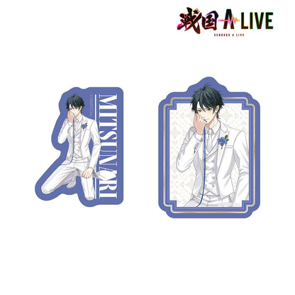 戦國 A LIVE_描き下ろし 石田三成 3週年衣裝ver. 異形貼紙2件套