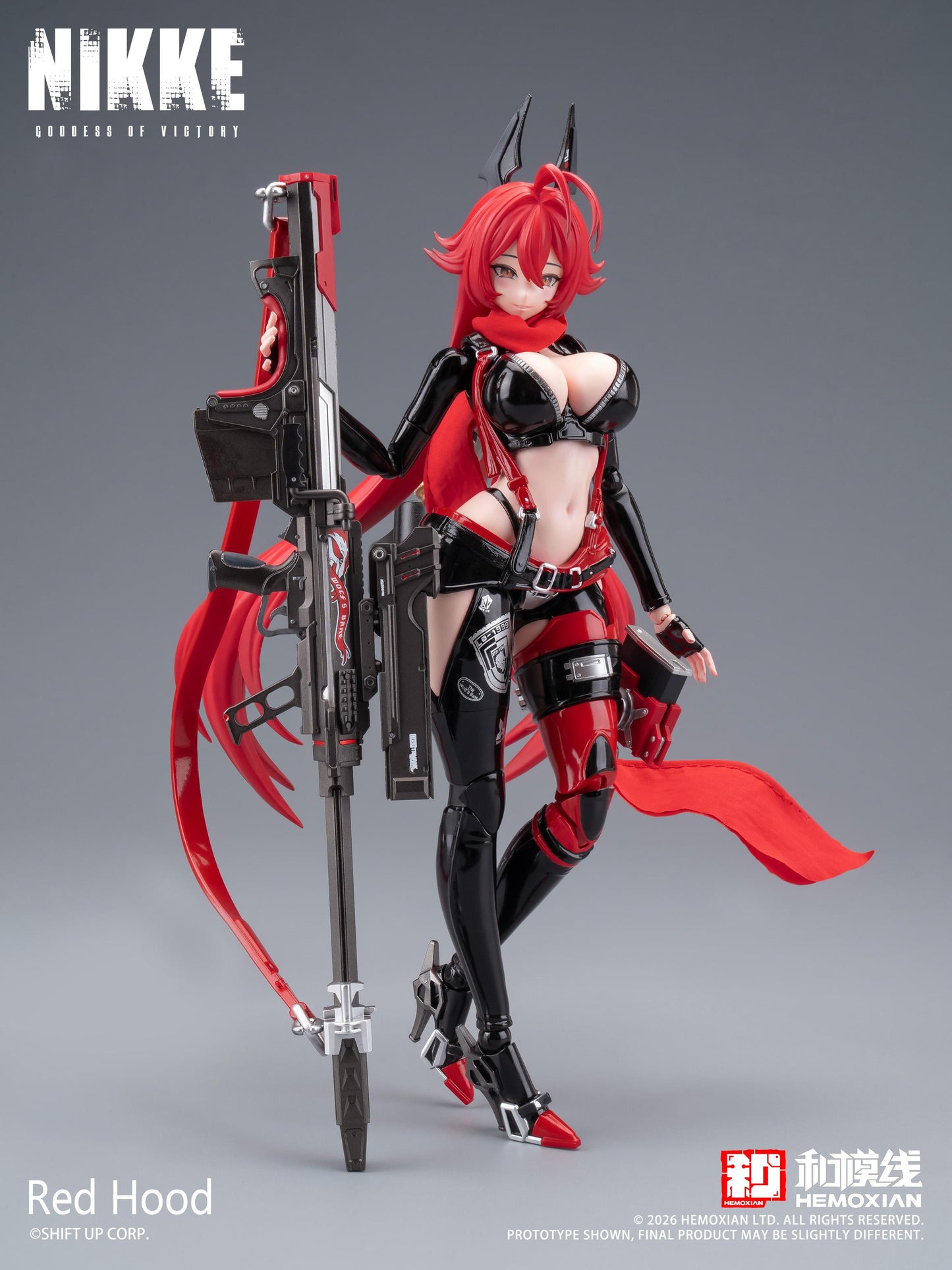 勝利女神:NIKKE 紅頭罩 1/12塑料拼裝模型