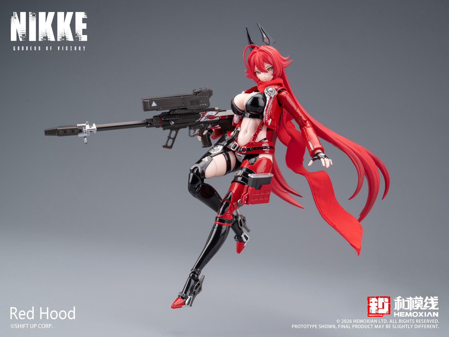 勝利女神:NIKKE 紅頭罩 1/12塑料拼裝模型