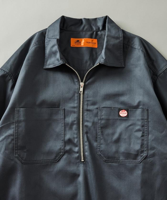 RED KAP × FREAK'S STORE 聯名 半拉鍊套頭長袖襯衫