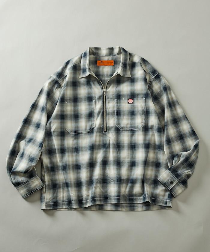 RED KAP × FREAK'S STORE 聯名 半拉鍊套頭長袖襯衫