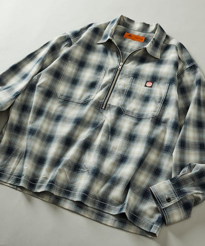 RED KAP × FREAK'S STORE 聯名 半拉鍊套頭長袖襯衫