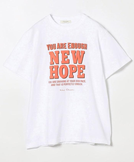 HOPE 標語印花 T恤