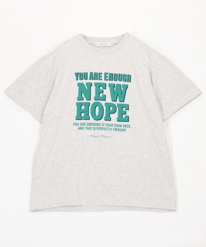 HOPE 標語印花 T恤
