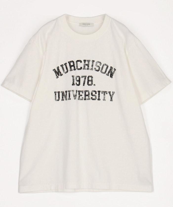 vintage college logo TEE