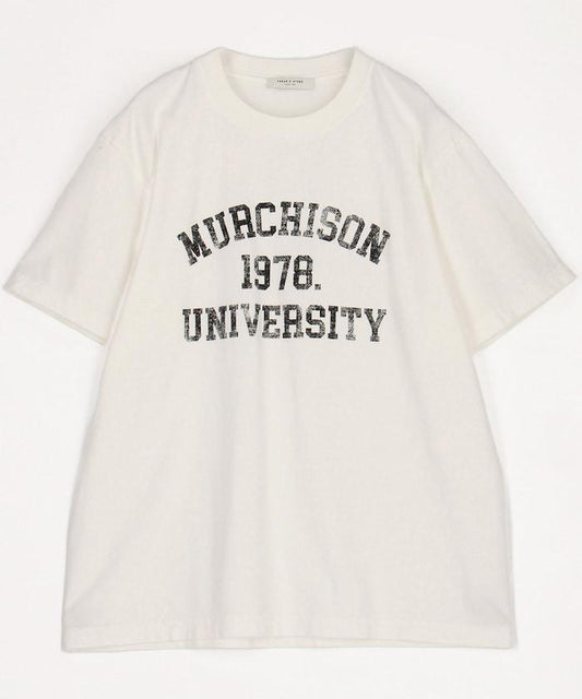 vintage college logo TEE