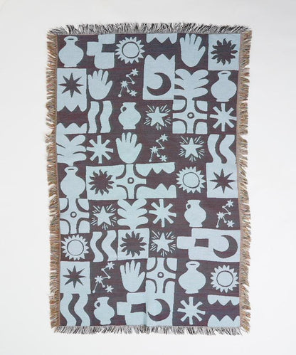 JACQUARD HOME THROWKET 提花編織 多功能蓋毯