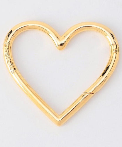 Gold Plating Heart Carbiner
