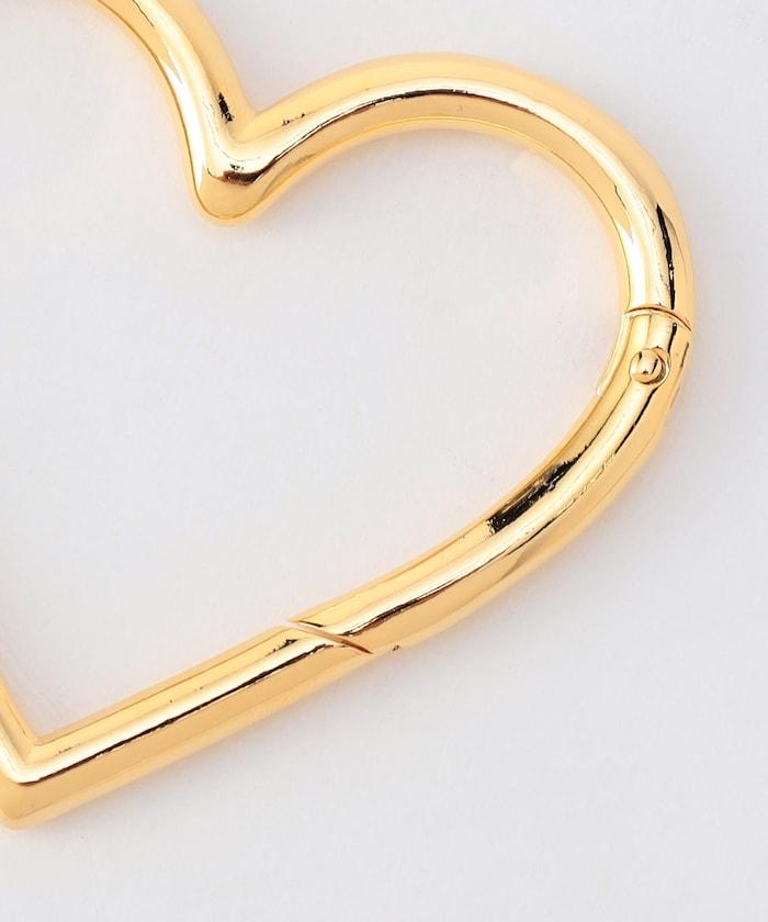 Gold Plating Heart Carbiner