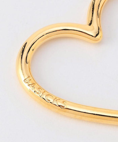 Gold Plating Heart Carbiner
