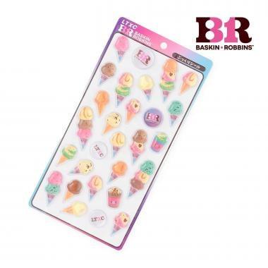 【31冰淇淋】冰淇淋膨脹貼紙