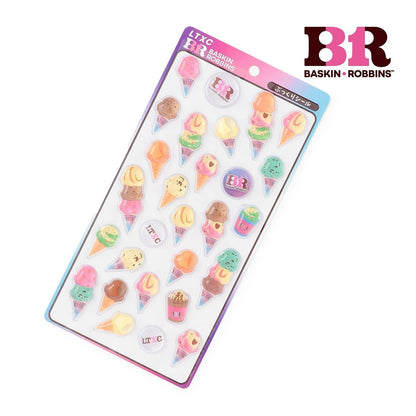 【31冰淇淋】冰淇淋膨脹貼紙
