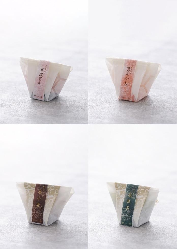 【木箱】大和緣 8個裝組合（花道明寺・葛茜・葛小倉・葛抹茶）