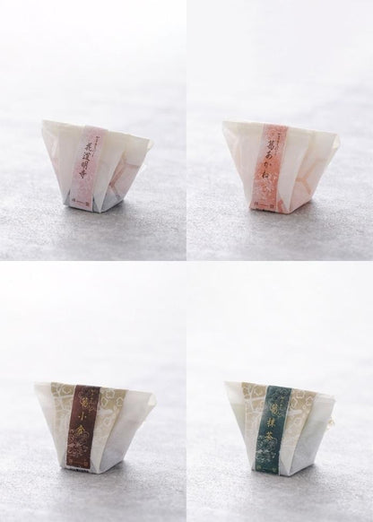 【木箱】大和緣 8個裝組合（花道明寺・葛茜・葛小倉・葛抹茶）