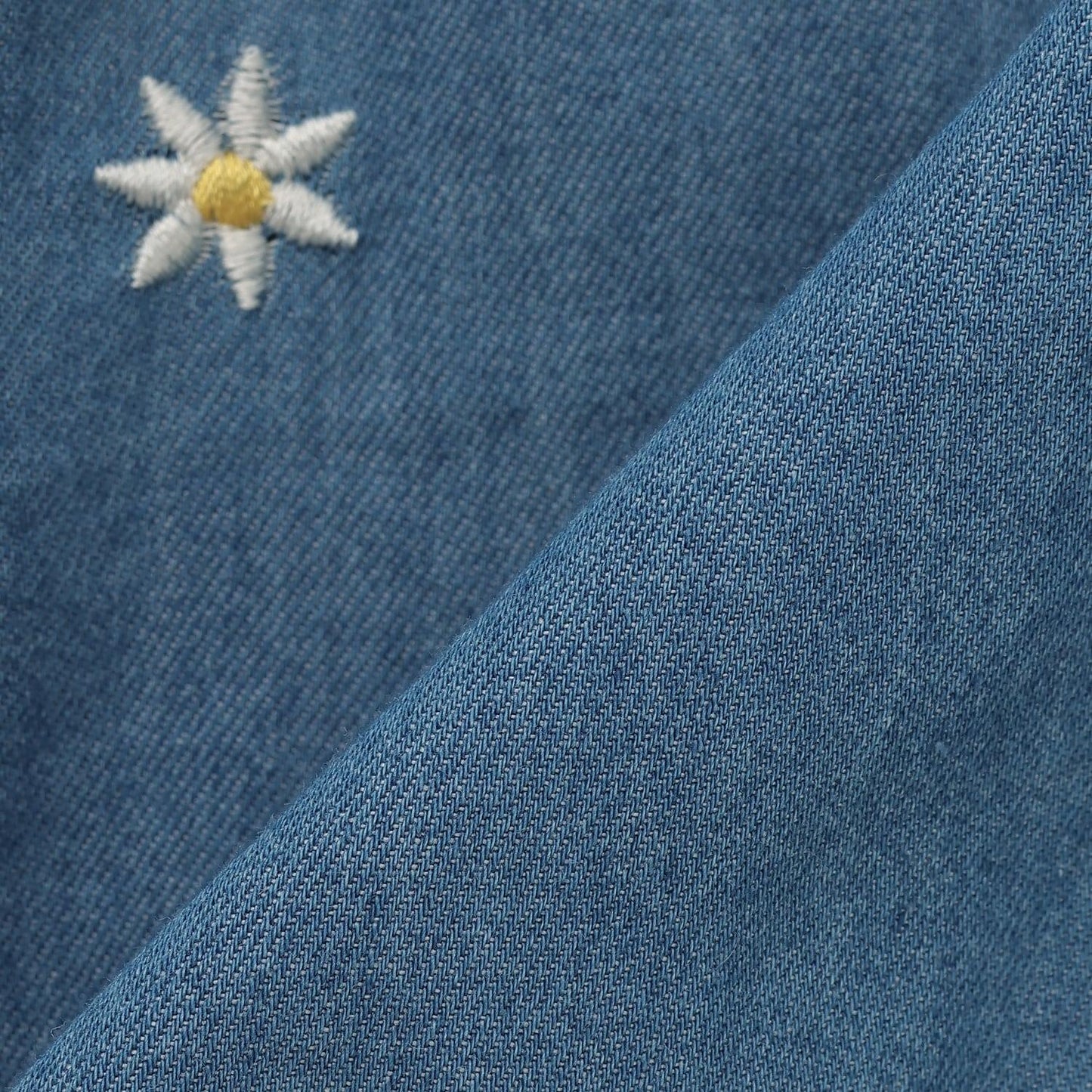 雛菊刺繡揹帶褲