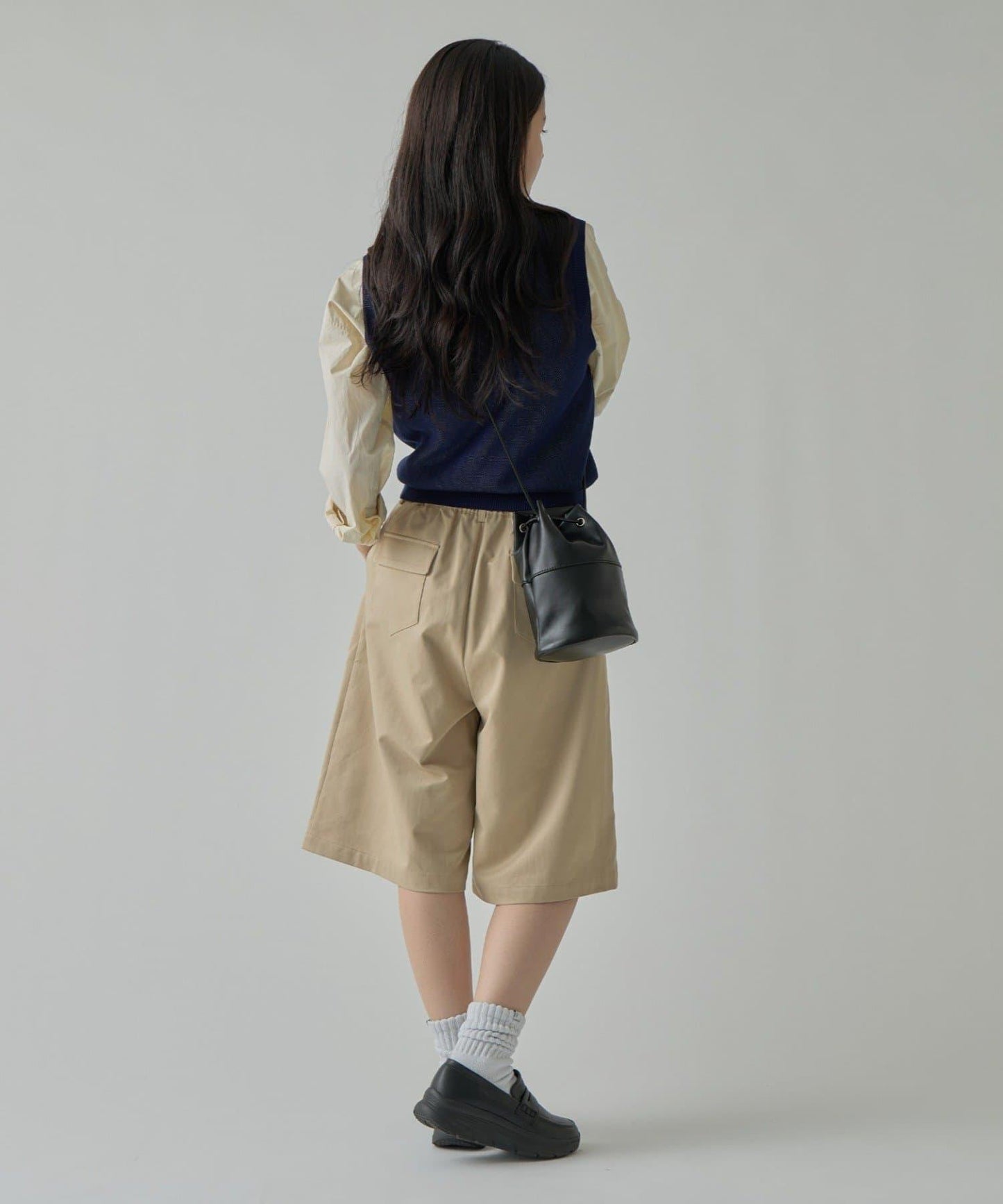 UNISEX 仿皮抽繩包