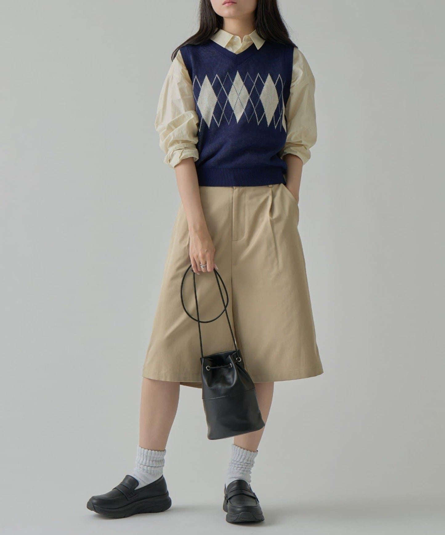 UNISEX 仿皮抽繩包