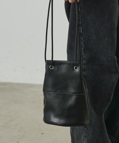 UNISEX 仿皮抽繩包