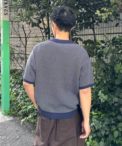鳥眼夏季針織Polo衫