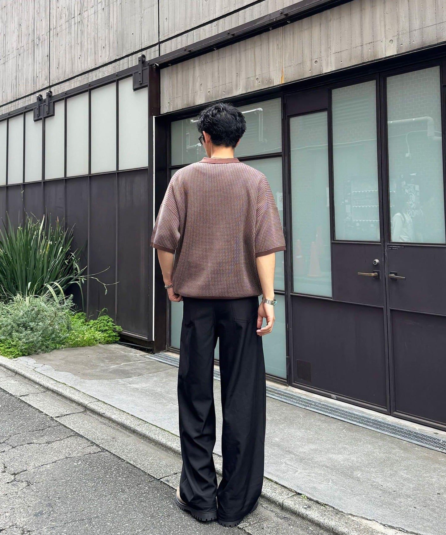 鳥眼夏季針織Polo衫