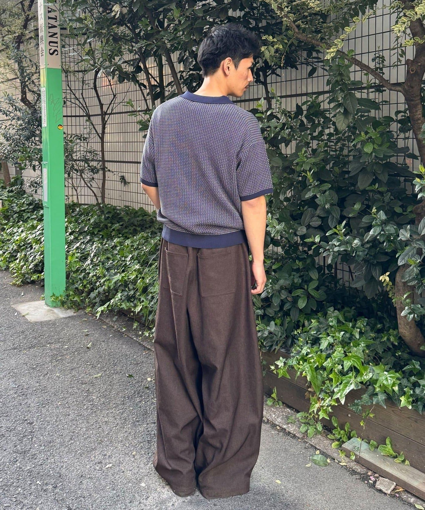 鳥眼夏季針織Polo衫