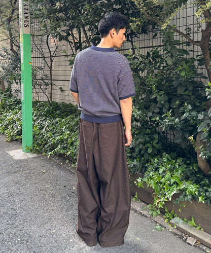 鳥眼夏季針織Polo衫