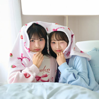 拼色糖果圖案毛毯