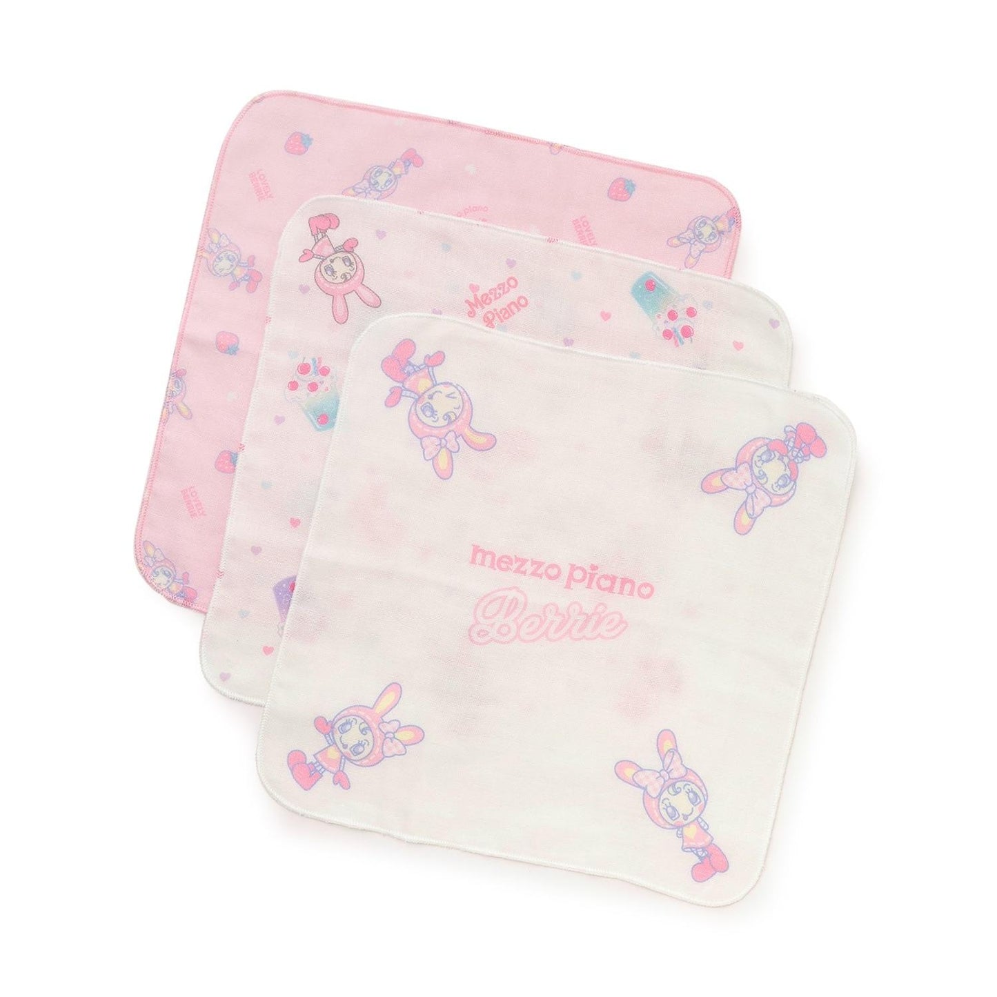 Baby Berie醬 紗布手帕3件套