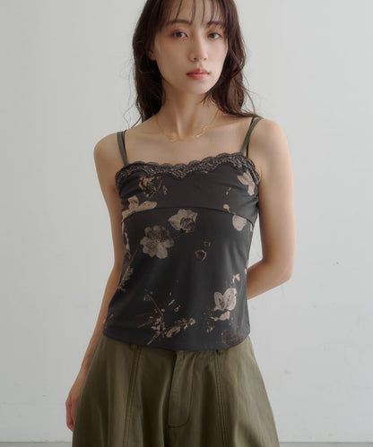 【注目單品/高彈力】花卉內衣吊帶