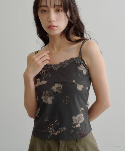 【注目單品/高彈力】花卉內衣吊帶
