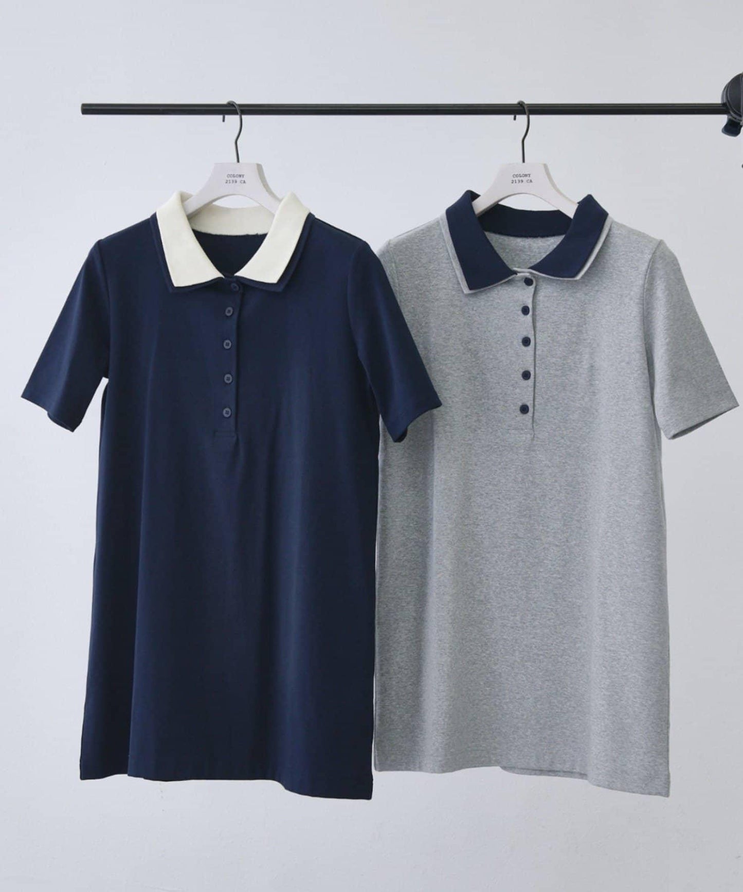 疊層翻領Polo衫