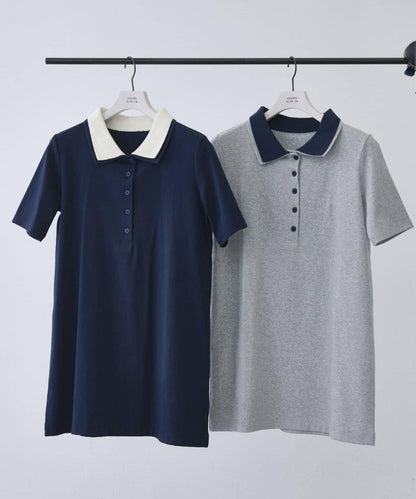 疊層翻領Polo衫