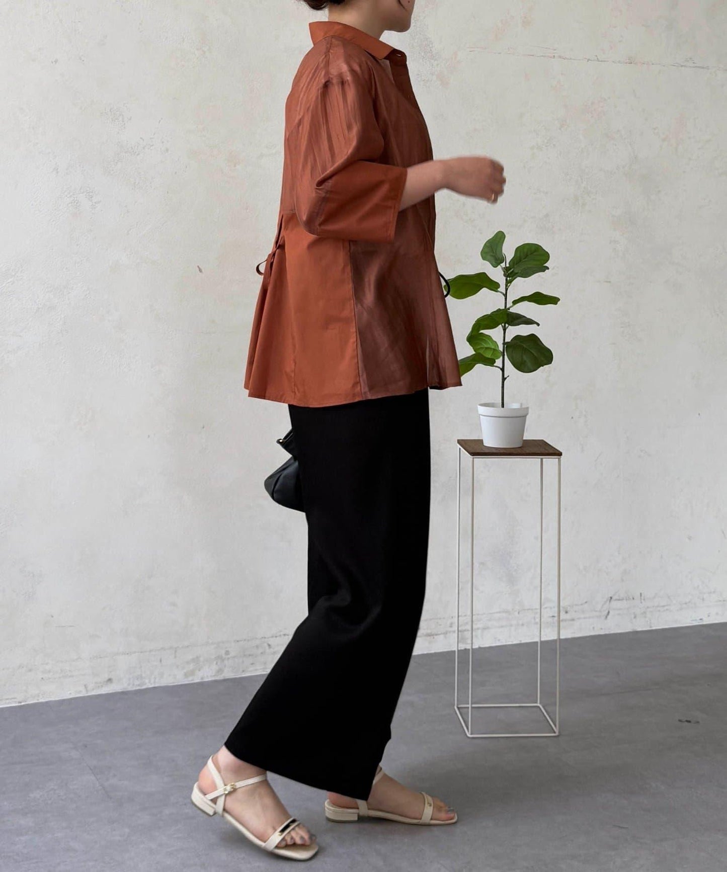 顯瘦彈力休閒褲