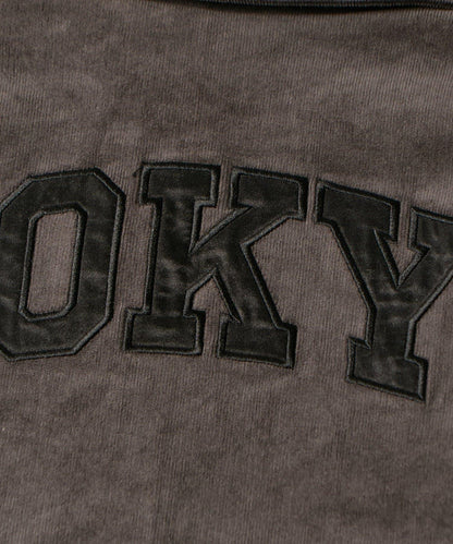 KOOKY'N 緞面刺繡燈芯絨夾克
