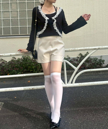 ANOTHER BRANCH 蕾絲吊帶背心開衫套裝