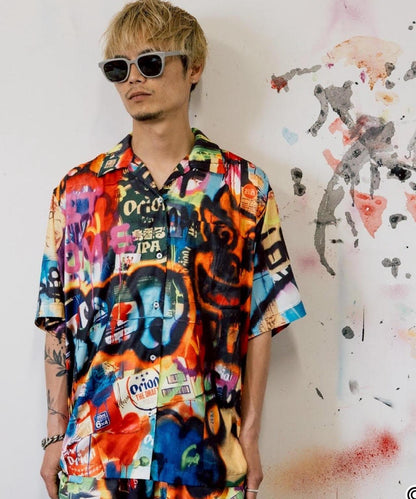 guernika ORION THE DRAFT ART ALOHA SHIRT