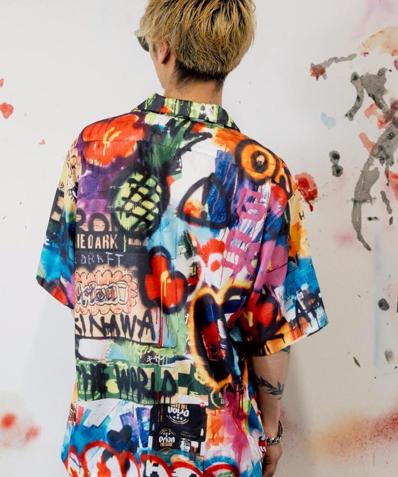 guernika ORION THE DRAFT ART ALOHA SHIRT